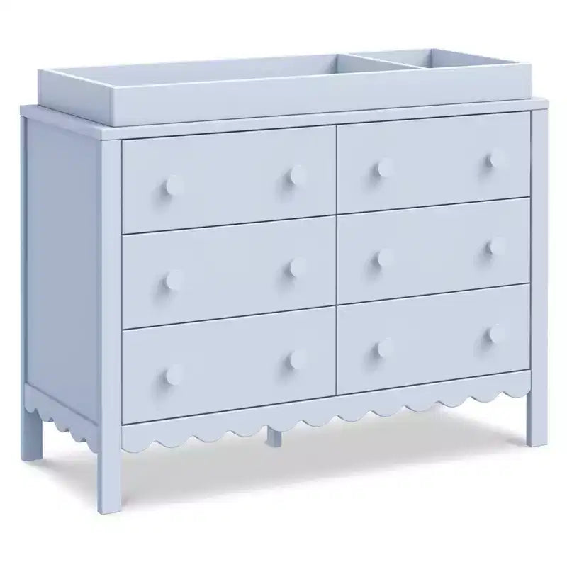 Kommode mit Muschelform und 6 Schubladen