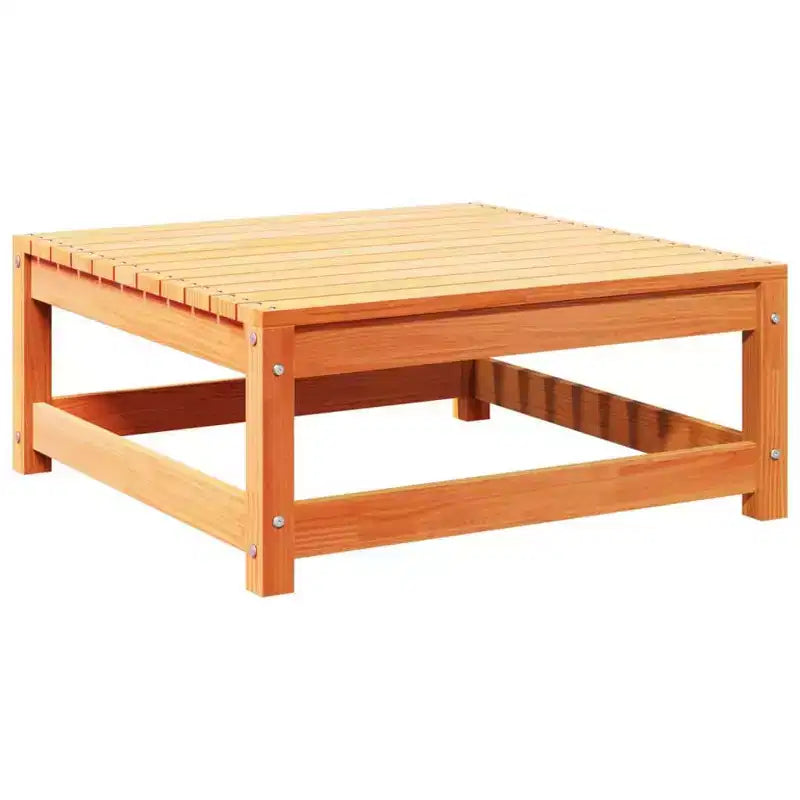 Set da giardino vidaXL con divano modulare componibile in legno massello di pino - pino naturale, senza cuscini