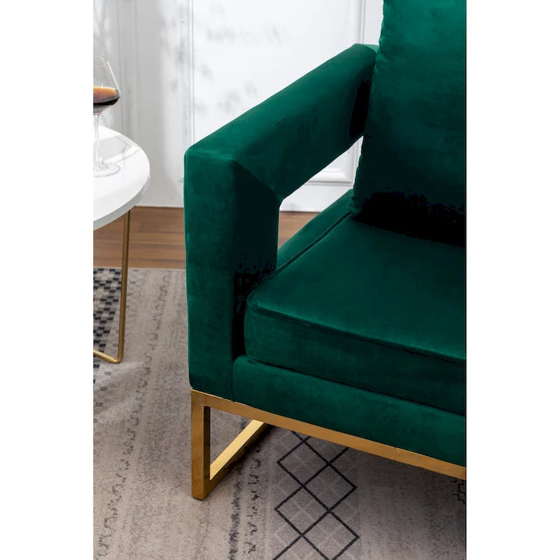 Fauteuil d’appoint contemporain rembourré Lenola de Roundhill Furniture