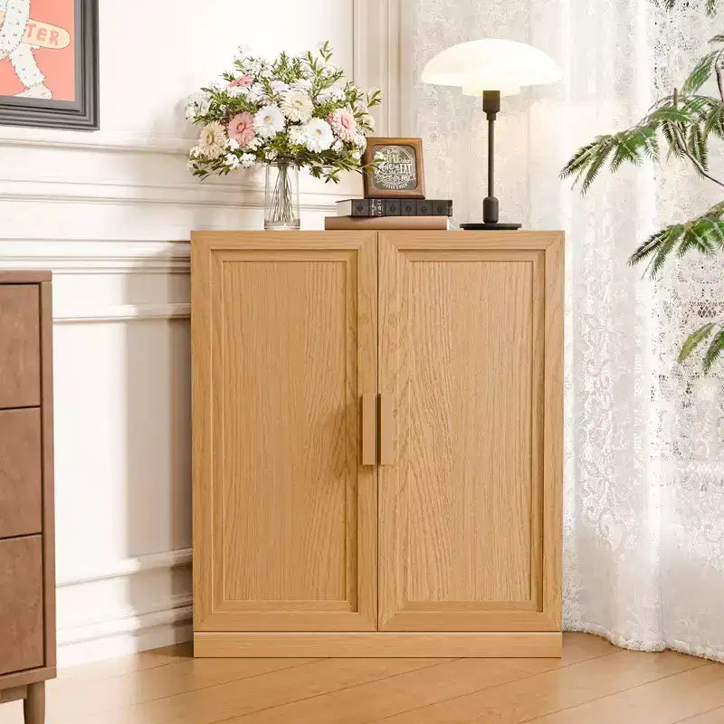 Eckschrank von Dovelina mit verstellbaren Einlegeböden, Sideboard, Anrichte, Weinschrank und Küchenschrank mit Holztüren - 31H x 31W, 36H x 31W
