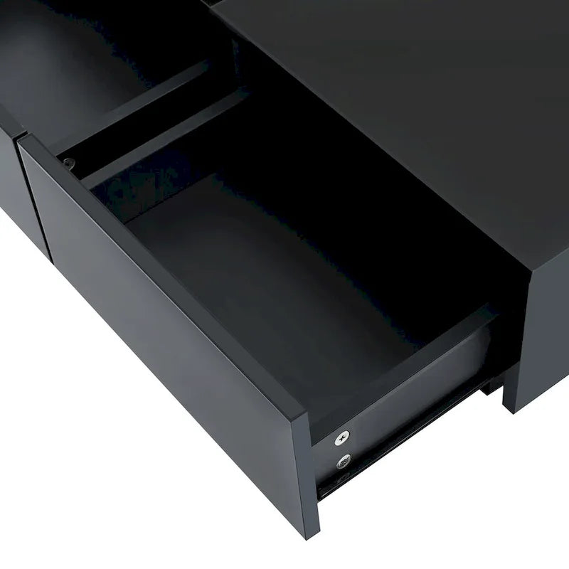 Tavolino da salotto quadrato moderno in legno
