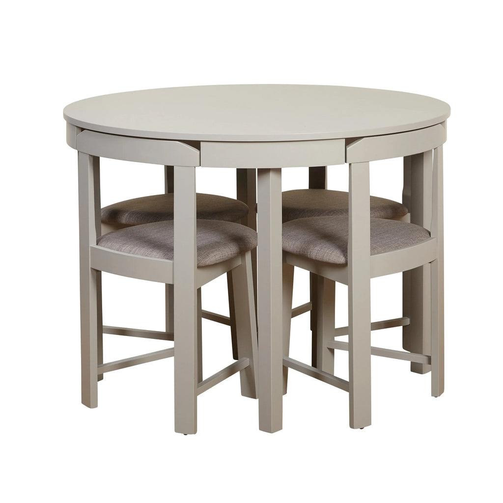Ensemble de salle à manger compact rond Harrisburg Tobey, 5 pièces