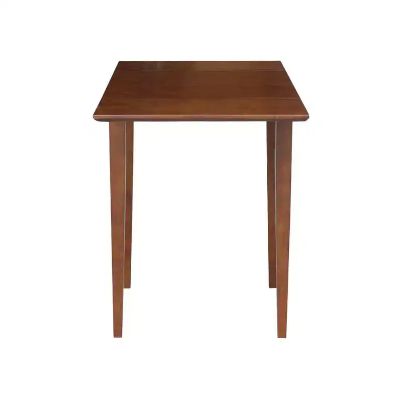Espressobrauner Esstisch mit Klappplatten, für 4 Personen