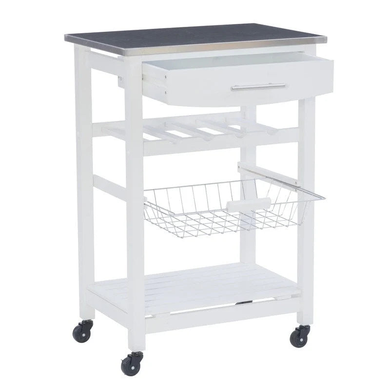 Desserte de cuisine compacte mobile Jake