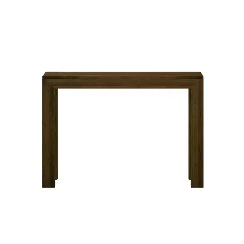 Plank+Beam 46 moderne console tafel van massief hout, smalle haltafel, voor achter de bank