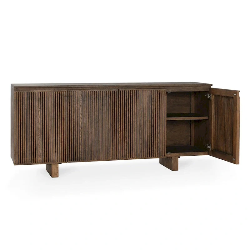 Credenza buffet Classic Home Roya con impiallacciatura in rovere