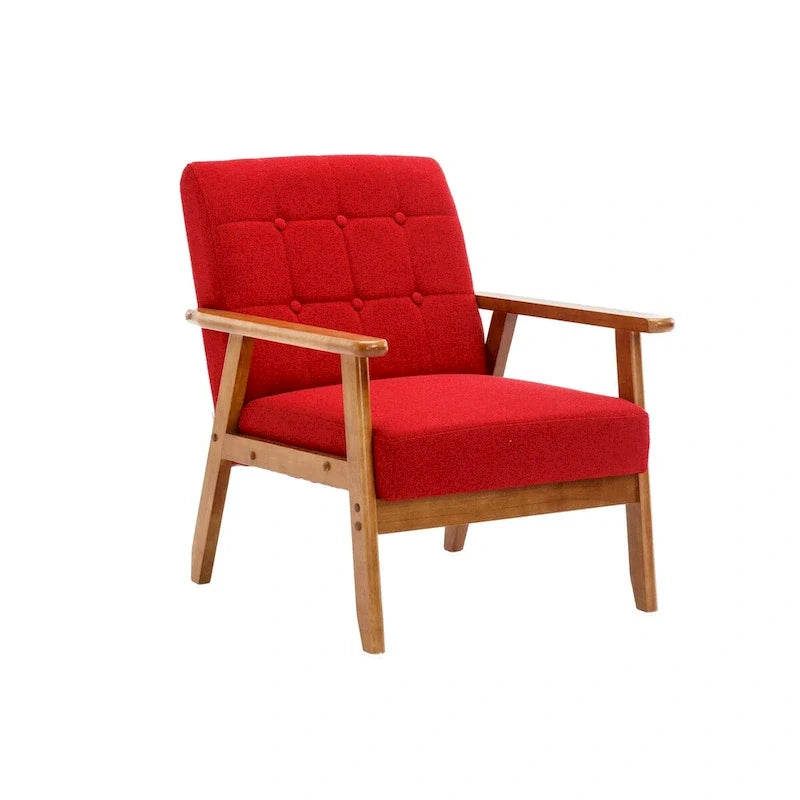 Set van 2 accentstoelen met bijzettafel, fauteuils voor woonkamer, slaapkamer of kantoor - 30.71H*25.39W *27.95D