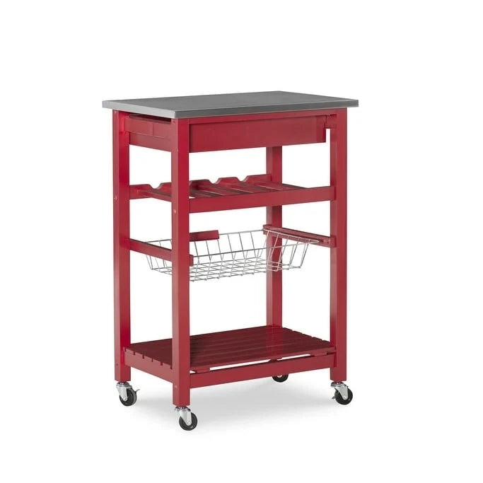 Desserte de cuisine compacte mobile Jake