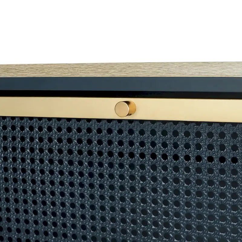 Schuhschrank mit 3 Metalltüren, freistehend