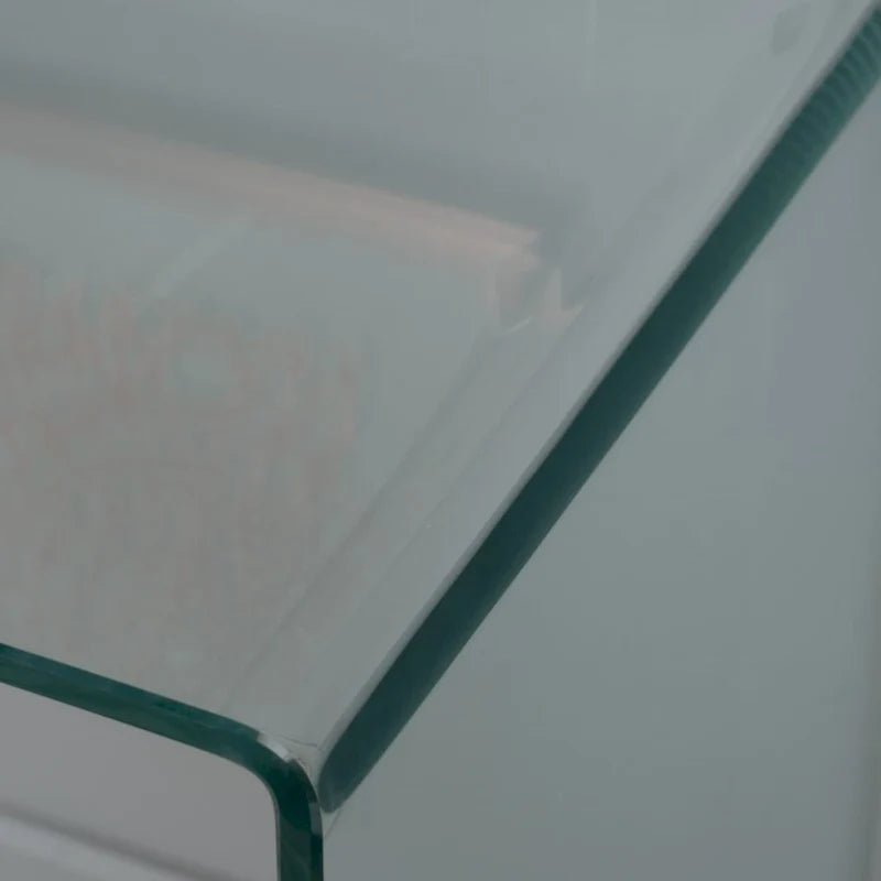 Schreibtisch mit Platte aus gehärtetem Glas Ramona von Christopher Knight Home