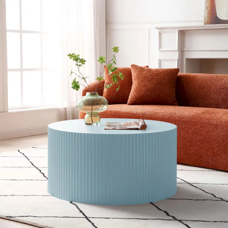 Moderne glamoureuze ronde nesting-bijzettafelset voor de woonkamer (set van 2), niet gemonteerd