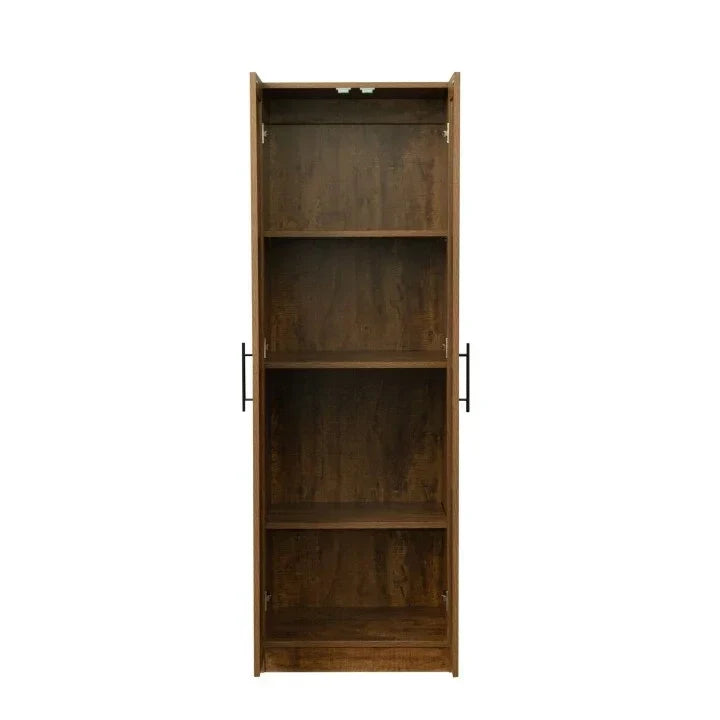 Hoher Kleiderschrank mit 3 Einlegeböden