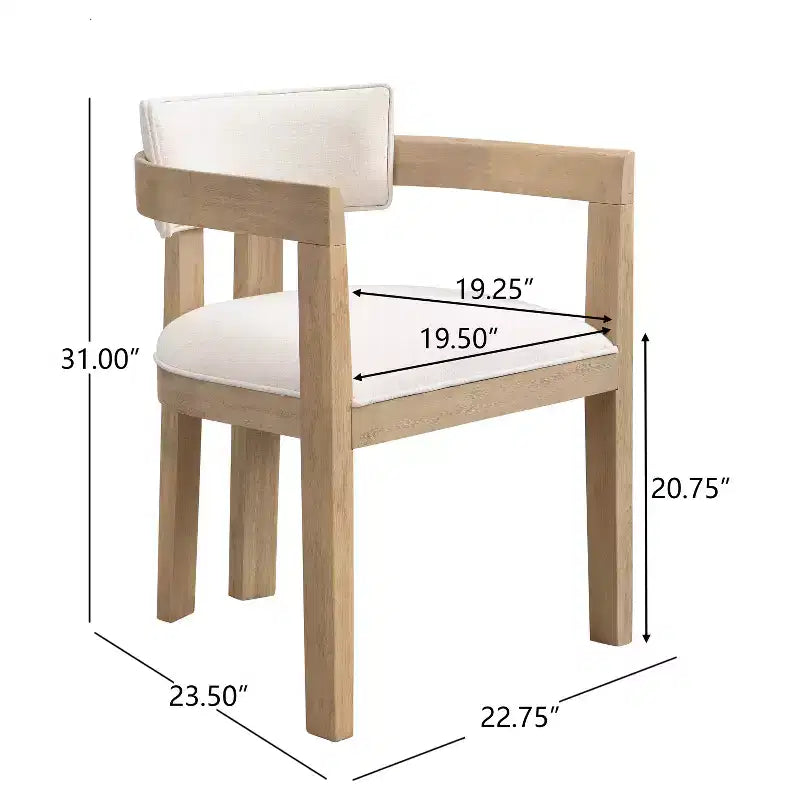 Ensemble de salle à manger moderne rond Christopher Knight Home Shankar de 5 pièces avec chaises rembourrées en bois d’hévéa