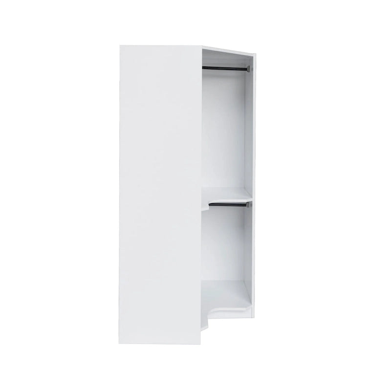 Polygon-Eckkleiderschrank mit 2 Türen