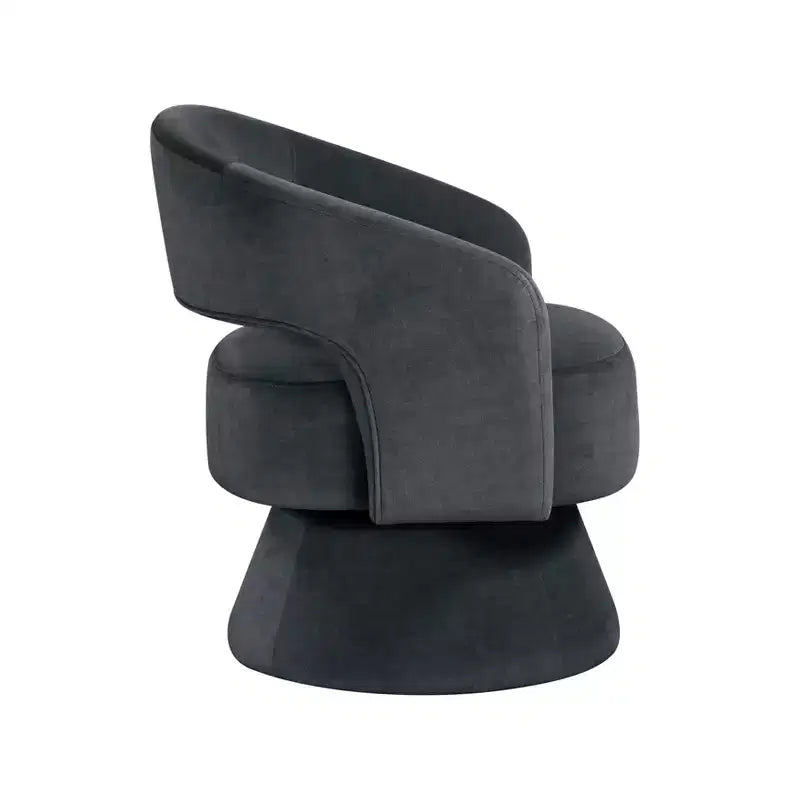 GDFStudio Hudson moderne luxe draaifauteuil met fluwelen bekleding
