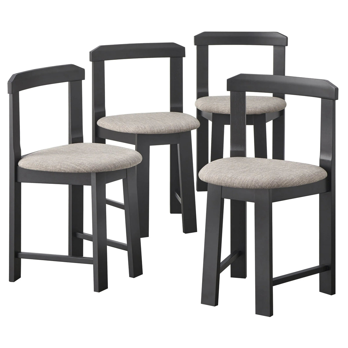 Ensemble de salle à manger compact rond Harrisburg Tobey, 5 pièces