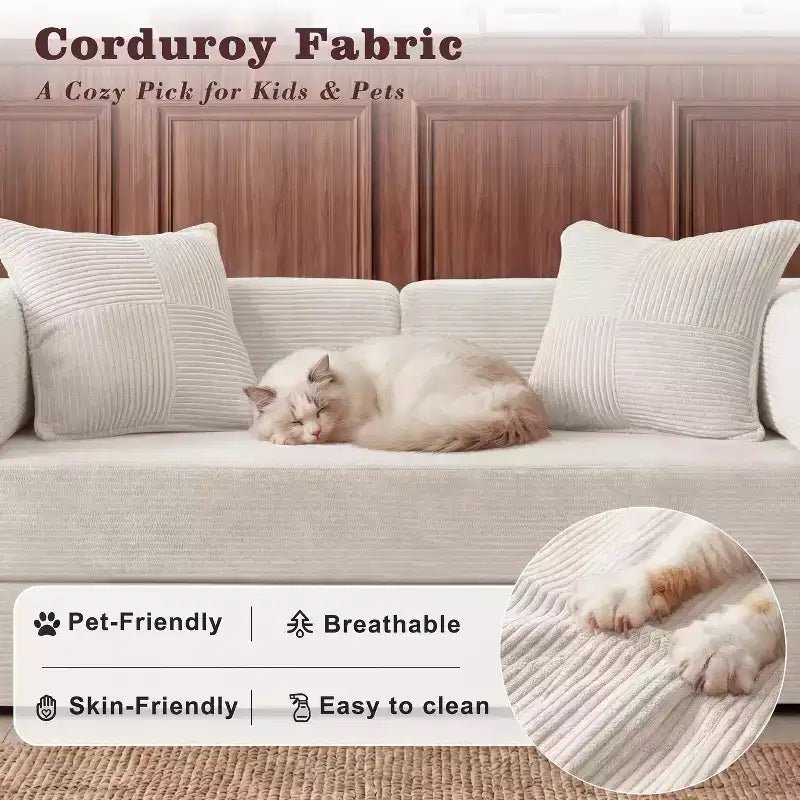 Dyonery 65-Zoll-Fünf-in-eins-Klappsofabett für den Boden, zum Doppelbett-Sofabett umwandelbar, mit festem Metallrahmen, Cord