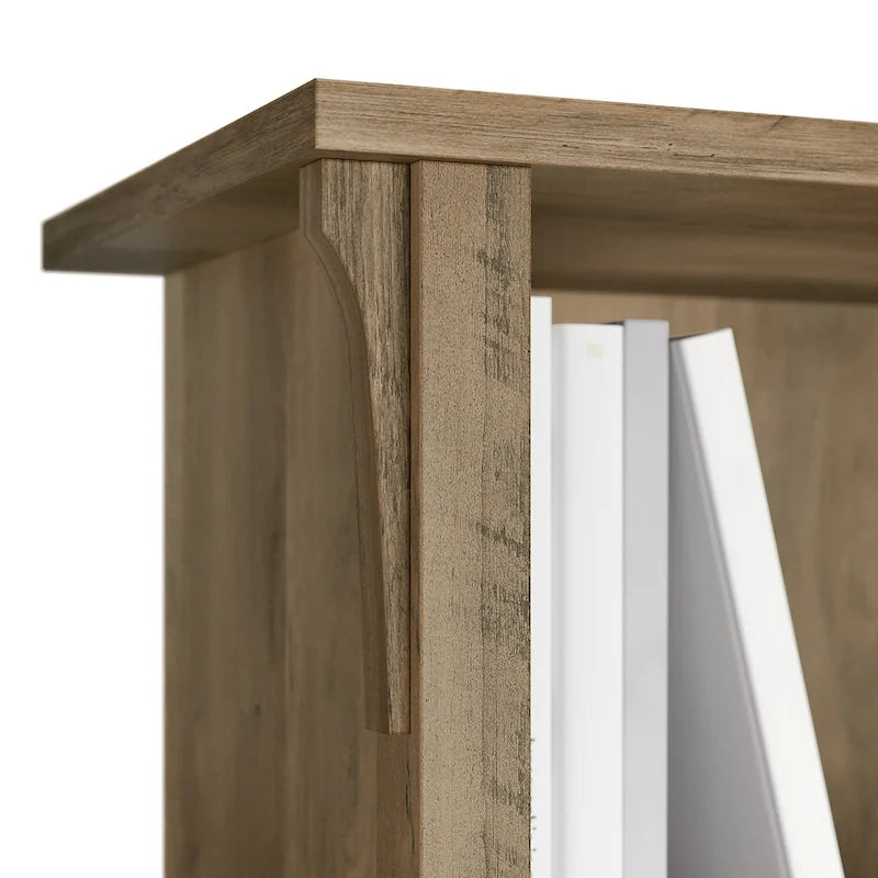Hoge Salinas-boekenkast met 5 planken (set van 2) van Bush Furniture