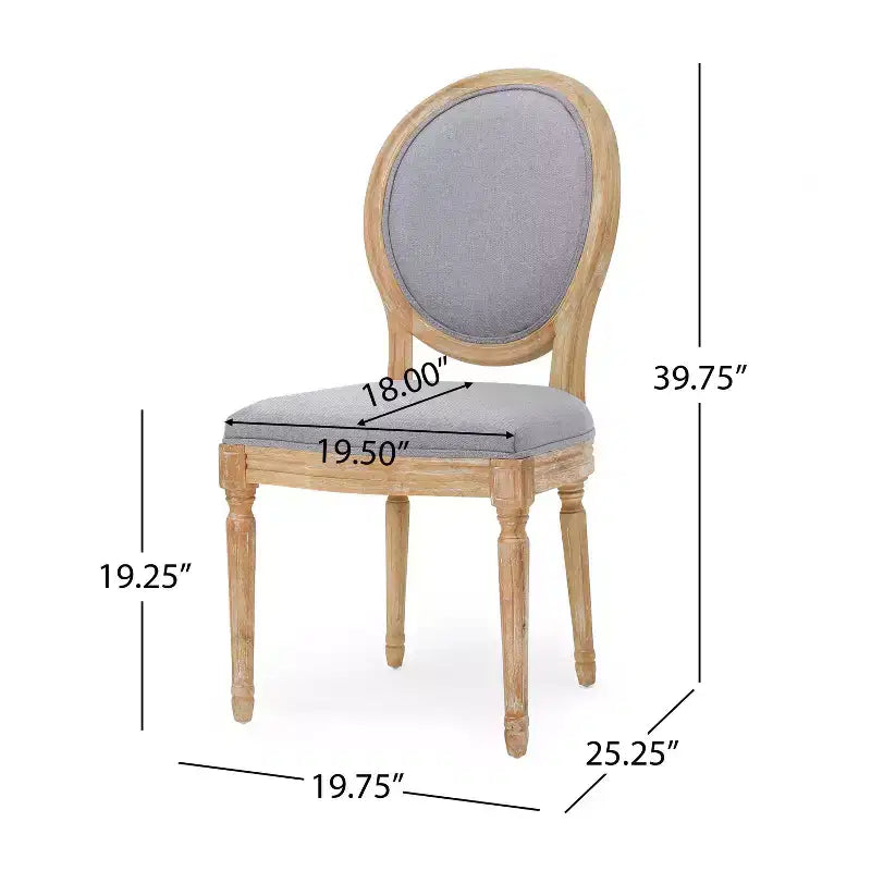 Set van 2 eetkamerstoelen Phinnaeus - Christopher Knight Home