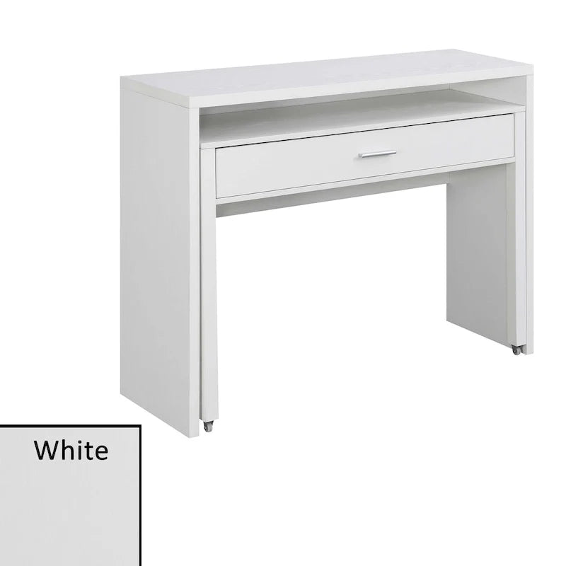 Convenience Concepts Newport JB-console-/schuifbureau met lade en verhoging