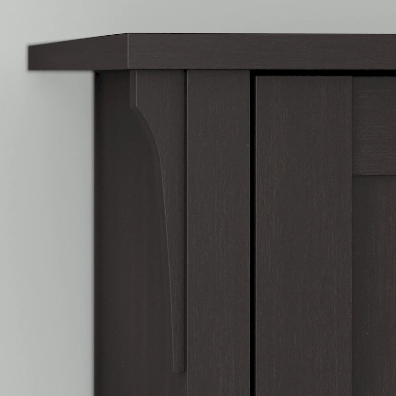 Hoge Salinas-boekenkast met 5 planken (set van 2) van Bush Furniture