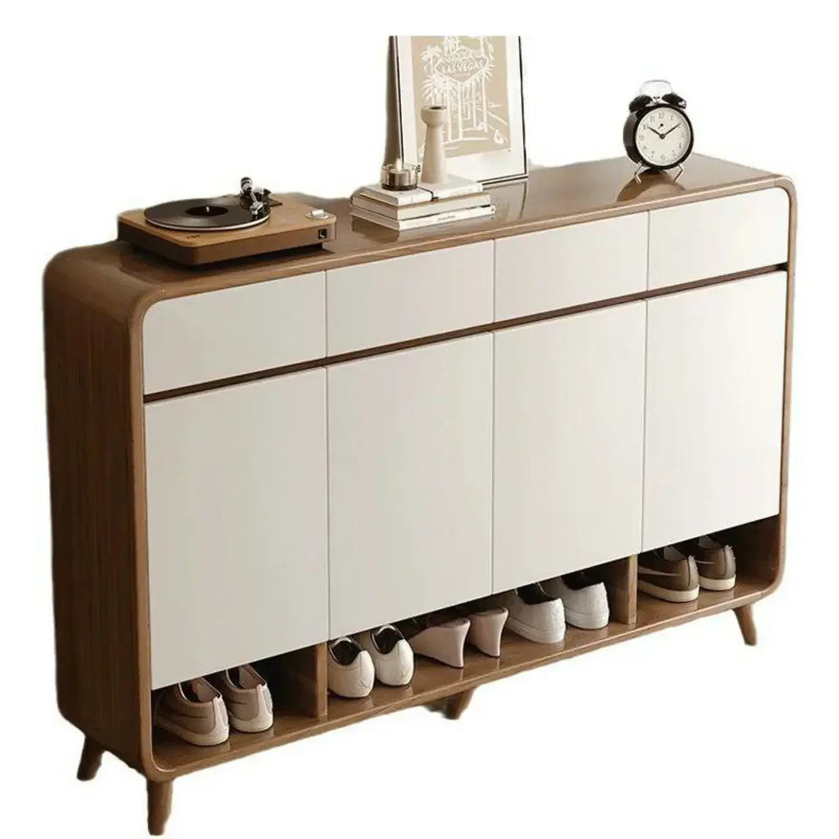 Meuble à chaussures moyen en bois moderne pour entrée