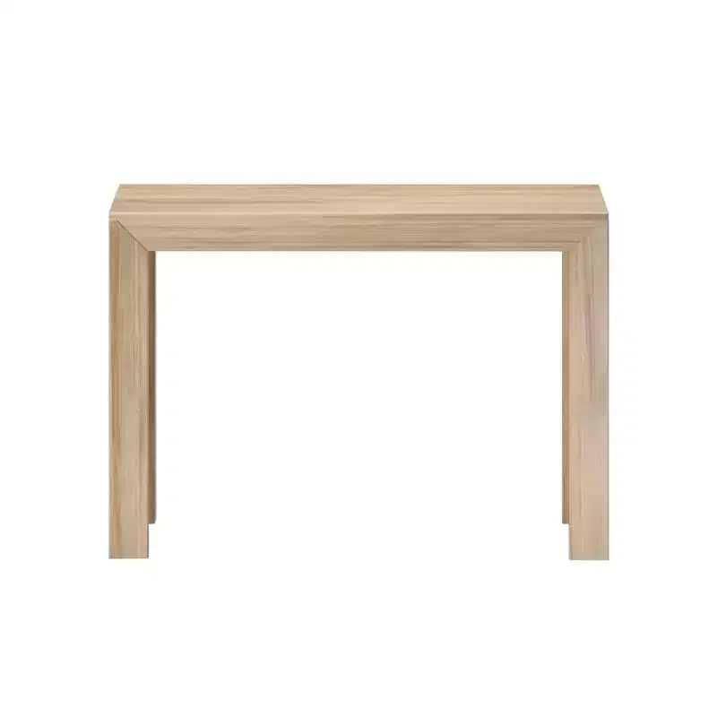 Plank+Beam 46 moderne console tafel van massief hout, smalle haltafel, voor achter de bank