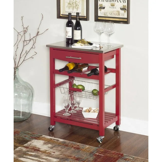 Desserte de cuisine compacte mobile Jake