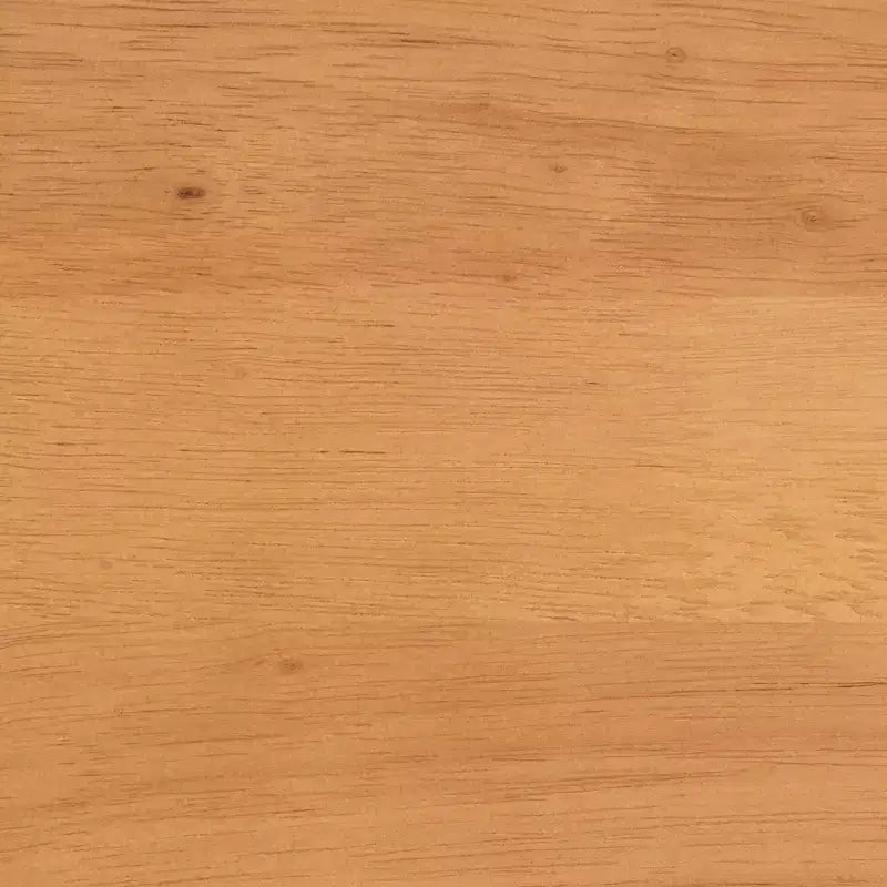 Baxton Studio Jenn Japandi-slaapkamersset van 5 delen in goudbruin hout, queensize, met rotan met verweerde afwerking