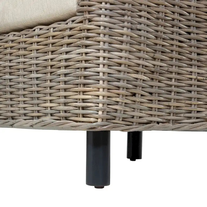 Rustikaler Rattan-Sessel aus Kubu-Rattan von Furniture of America Lali