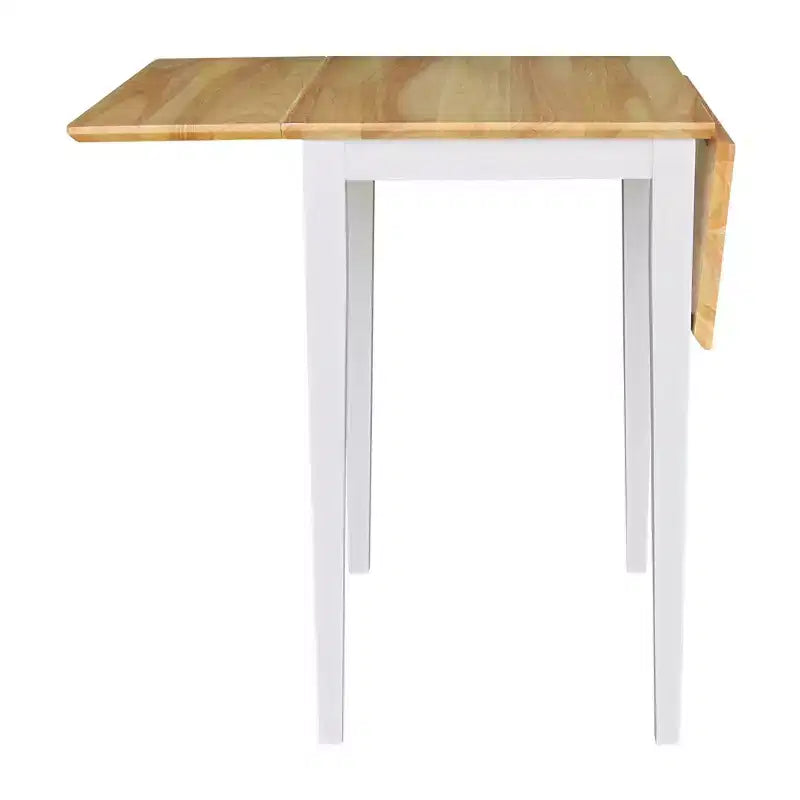 Espressobrauner Esstisch mit Klappplatten, für 4 Personen