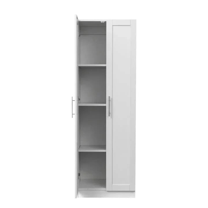 Hoher Kleiderschrank mit 3 Einlegeböden