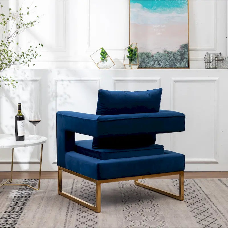 Fauteuil d’appoint contemporain rembourré Lenola de Roundhill Furniture