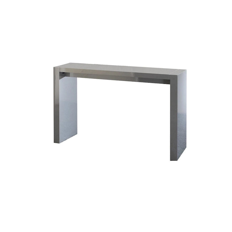 Contemporary Lacquered Wooden Dining Room Bar Table, Compact