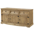 Credenza buffet in legno da 65, stile rustico - collezione Corona