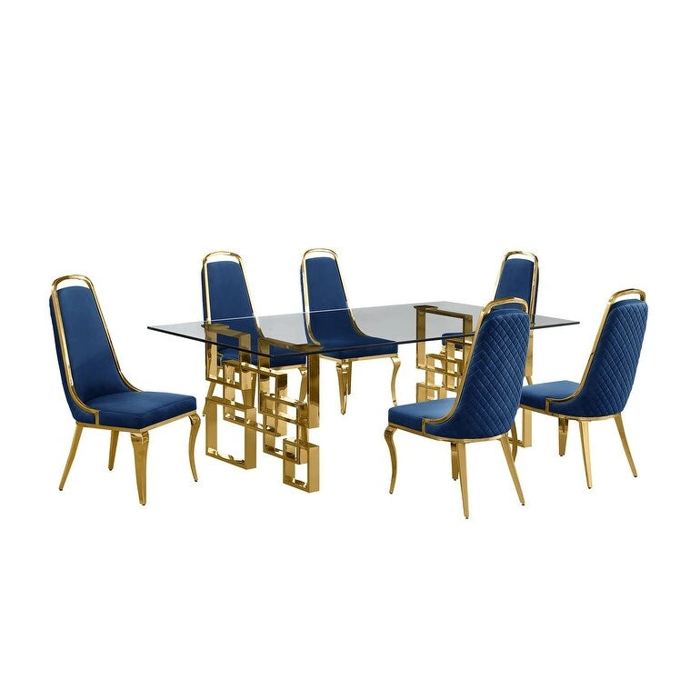 Ensembles de salle à manger avec grande table en verre de Best Quality Furniture