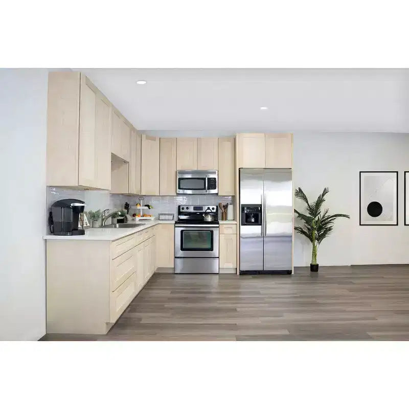 Meuble bas de cuisine CASAINC de 12 po W x 34.5 po H x 24 po P avec 1 tiroir à fermeture amortie, cadre en contreplaqué, façade à recouvrement intégral