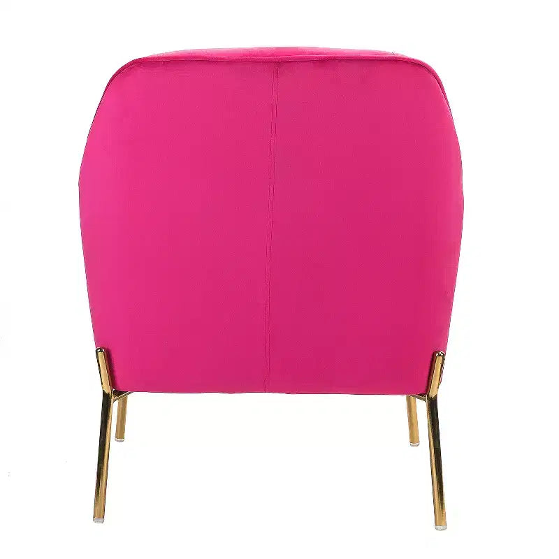 Odo comfortabele accentfauteuil van fluweel voor de woonkamer, met gestoffeerde, gevoerde zitting, set van 2 | Karat Home
