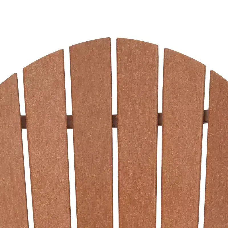 Set di 4 sedie Adirondack in resina plastica - EDYO LIVING