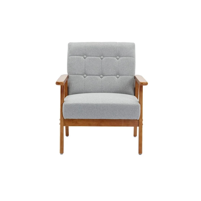 Set van 2 accentstoelen met bijzettafel, fauteuils voor woonkamer, slaapkamer of kantoor - 30.71H*25.39W *27.95D