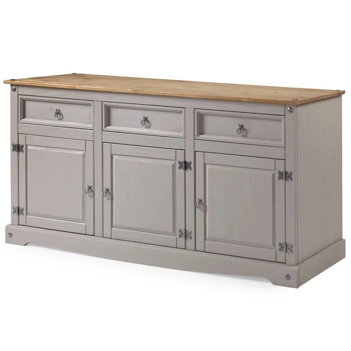 Credenza buffet in legno da 65, stile rustico - collezione Corona