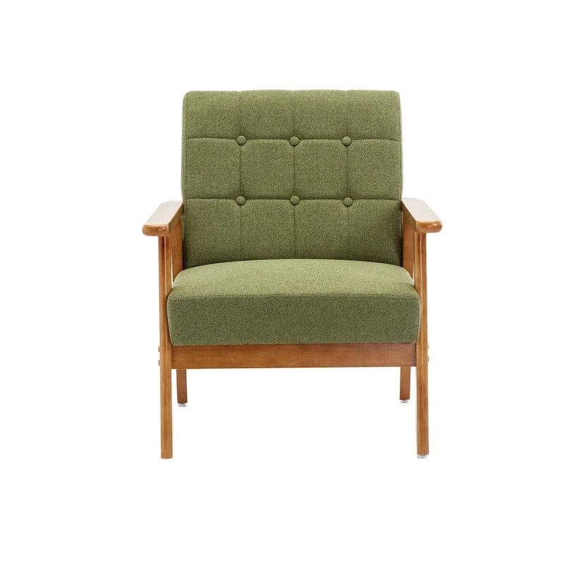 Set van 2 accentstoelen met bijzettafel, fauteuils voor woonkamer, slaapkamer of kantoor - 30.71H*25.39W *27.95D