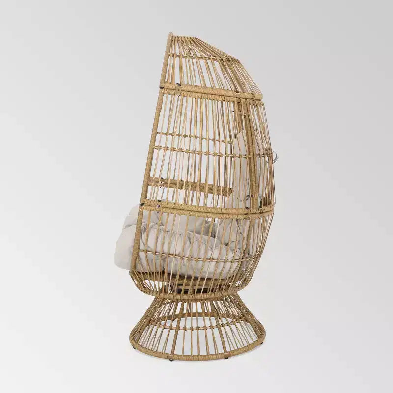 Pintan draaibare eierstoel van riet - Christopher Knight Home