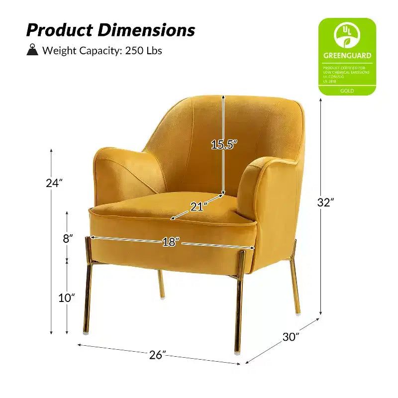 Odo comfortabele accentfauteuil van fluweel voor de woonkamer, met gestoffeerde, gevoerde zitting, set van 2 | Karat Home