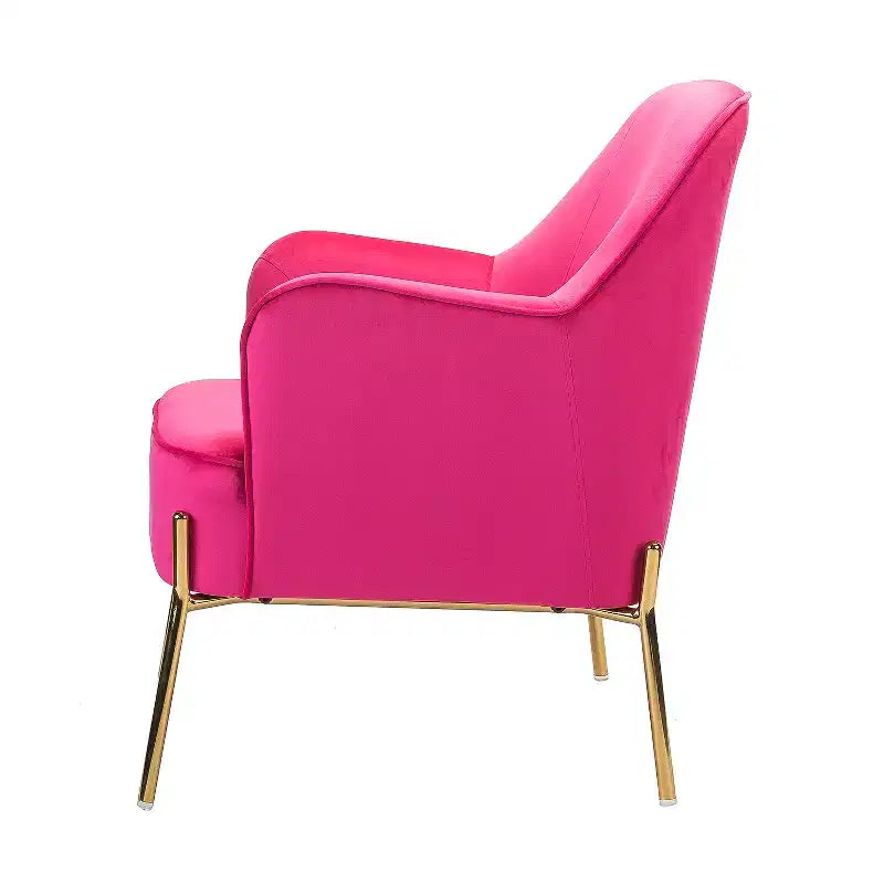 Odo comfortabele accentfauteuil van fluweel voor de woonkamer, met gestoffeerde, gevoerde zitting, set van 2 | Karat Home