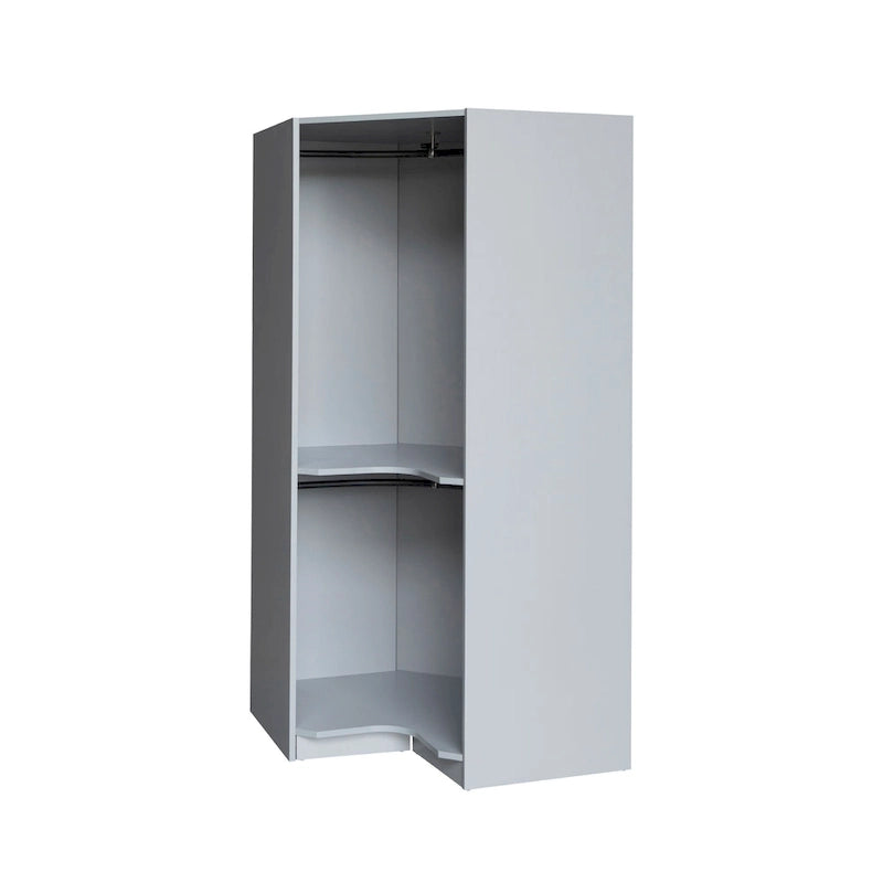 Polygon-Eckkleiderschrank mit 2 Türen