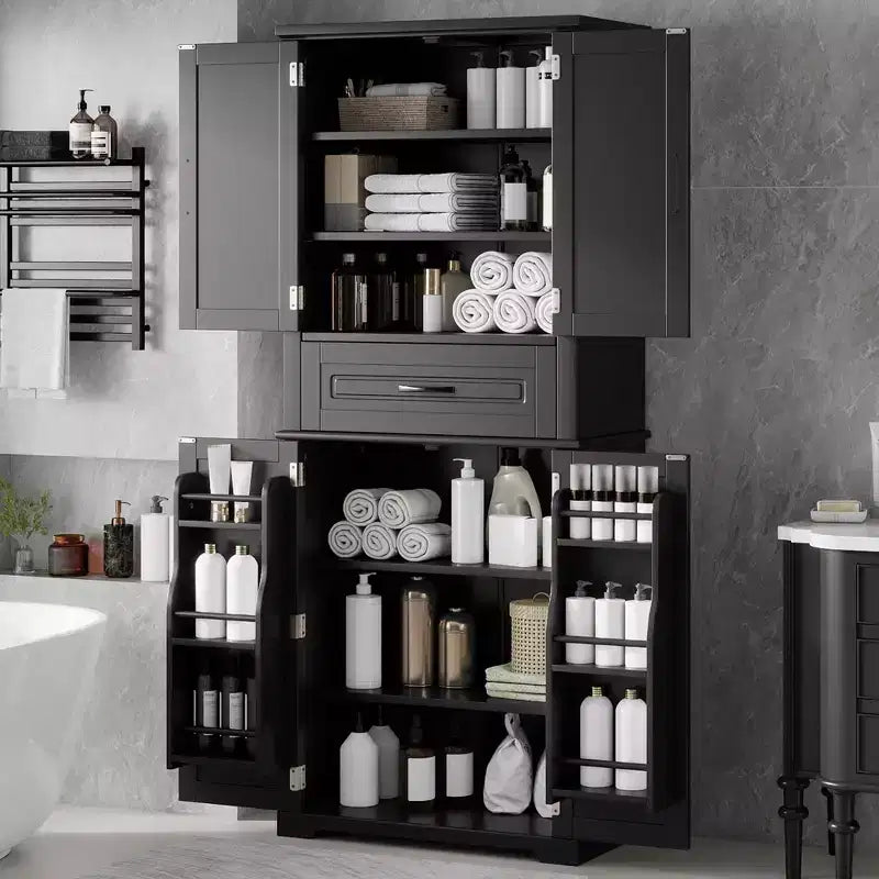 Moderner Badezimmerschrank Ashbur von Christopher Knight Home mit Schublade und verstellbarem Einlegeboden