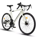 Whisen racefiets, lichtgewicht aluminium frame, schijfremmen, 16 versnellingen, snelle acceleratie, geschikt voor mannen en vrouwen