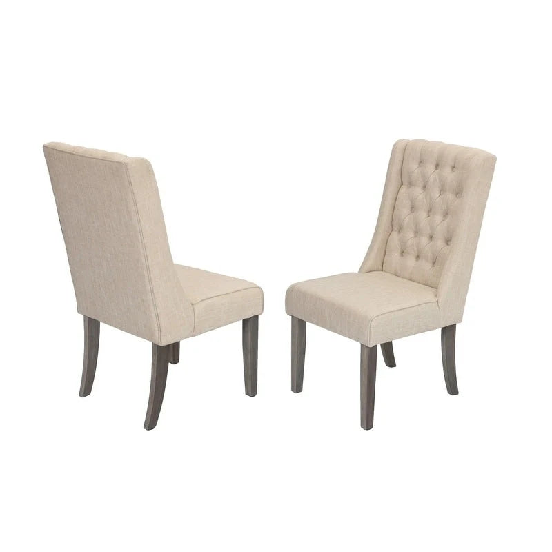 Best Quality Furniture 9-delige rustieke uitschuifbare grijze eethoek