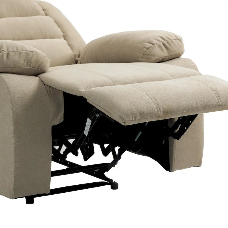 Set van 2 klassieke en traditionele handmatige relaxfauteuils